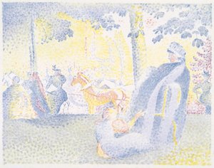 En los Campos Elíseos de Henri Edmond Cross